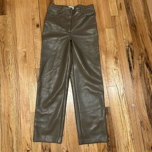 Aritzia leather pants